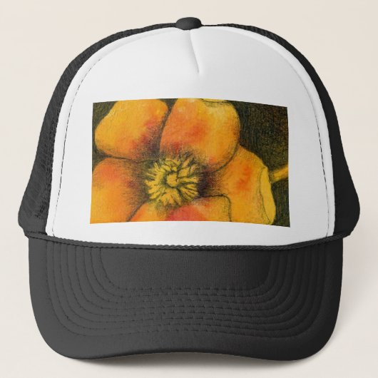 Rose Garden Hat Truckerkappe (Vorderseite)