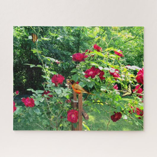 ROSE GARDEN JIGSAW PUZZLE (Horizontal)