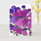 Rose Garden Karte (Gelbe Blume)