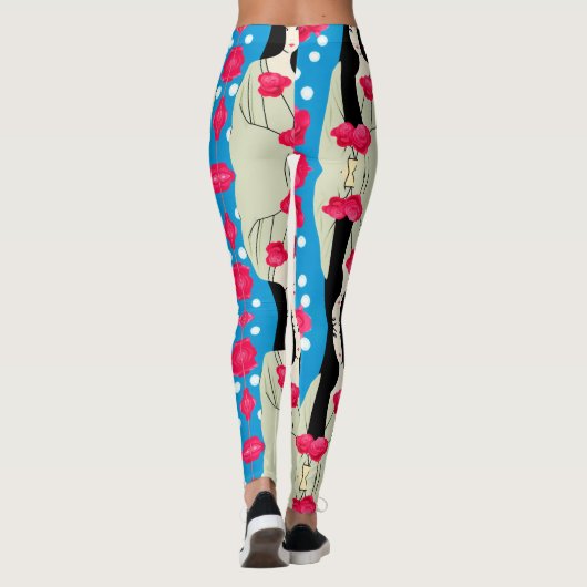 Rose Garden Leggings (Rückseite)