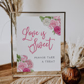 Rosé Garden "Liebe ist süß" Favoriten & Leckereien Poster