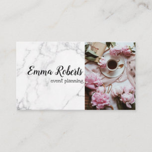Rose Garden Lila Floral Business Card Visitenkarte