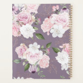 Rose Garden Mauve Personalisiert Planer (Rückseite)
