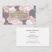 Rose Garden Mauve | Visitenkarte (Vorne/Hinten)