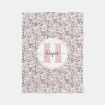 Rose Garden Monogram Pink