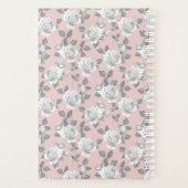 Rose Garden Monogram Pink Planner Planer (Rückseite)