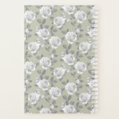 Rose Garden Monogram Sage Green Plane Planer (Rückseite)