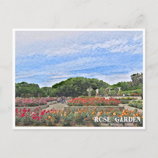 Rose Garden (Nagai Botanical Garden) ポストカード Postkarte (Vorderseite)