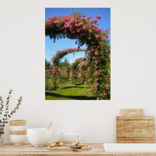 Rose Garden Park Elizabeth Poster (Küche)