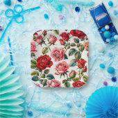 Rose: Garden Party Plate Pappteller (Party)