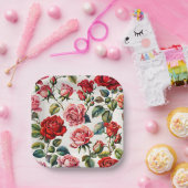 Rose: Garden Party Plate Pappteller (Party)