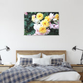 Rose Garden Pastelle Leinwanddruck (Insitu (Schlafzimmer))