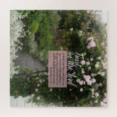 Rose Garden Path Inspiration Puzzle (Horizontal)