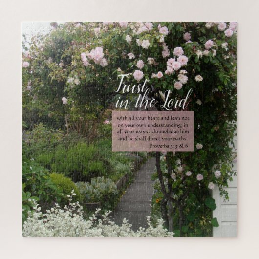 Rose Garden Path Inspiration Puzzle (Vertikal)