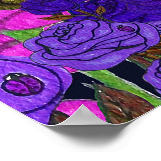 Rose Garden Poster (Ecke)