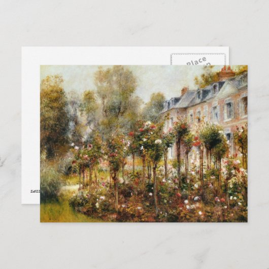 Rose Garden Postkarte (Vorne/Hinten)