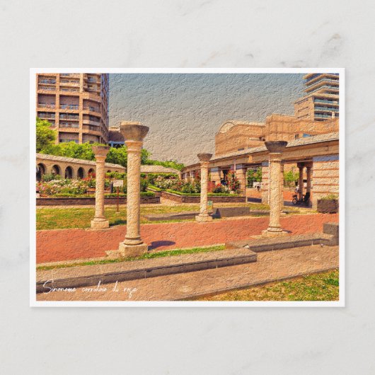 Rose Garden Postkarte (Vorderseite)