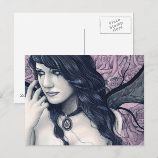 Rose Garden Postkarte (Vorne/Hinten)