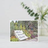 Rose Garden Postkarte (Stehend Vorderseite)