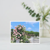 Rose Garden Postkarte (Stehend Vorderseite)
