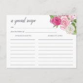 Rose Garden Rezept Karte (Vorderseite)