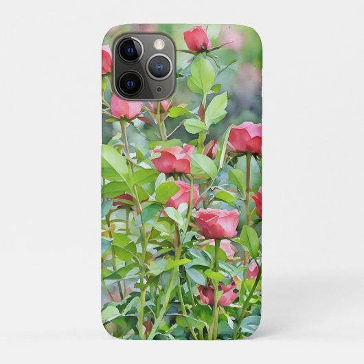 Rose Garden Rose Art Phone Case (Rückseite)