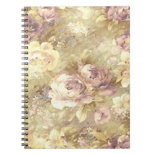 Rose Garden Spiral Notebook Notizblock (Vorderseite)
