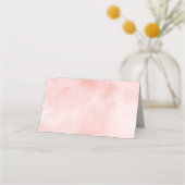 Rose Garden Taufe Falten Zelt Platzkarte (Rückseite)