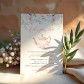 Rose Garden Tee Party Brautparty Einladung