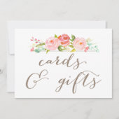 Rose Garden Wedding Cards & Gifts Unterschrift Einladung (Vorderseite)