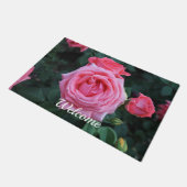 Rose Garden Welcome Mat Fußmatte (Schrägansicht)