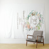 Rose Garland 30 Jahre Jubiläum Foto Stand Hintergr Wandteppich (Beispiel (Horizontal))