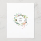 Rose Garland 75 Jahre Einladung (Rückseite)