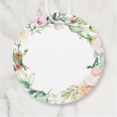 Rose Garland Floral First Holy Communion Geschenkanhänger (Rückseite)