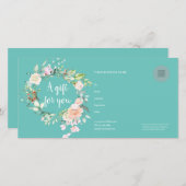 Rose Garland Geschenkgutschein (Vorne/Hinten)