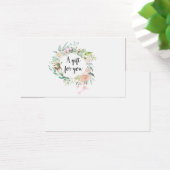 Rose Garland Geschenkkarte (Schreibtisch)