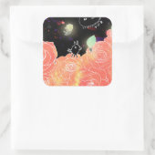 Rose Garten 2014 Quadratischer Aufkleber (Tasche)