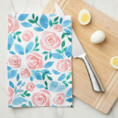 Rose Garten 2 Geschirrtuch (Viertel Falte)
