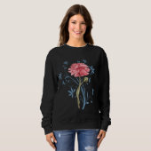 Rose Gartenarbeit Sweatshirt (Vorne ganz)