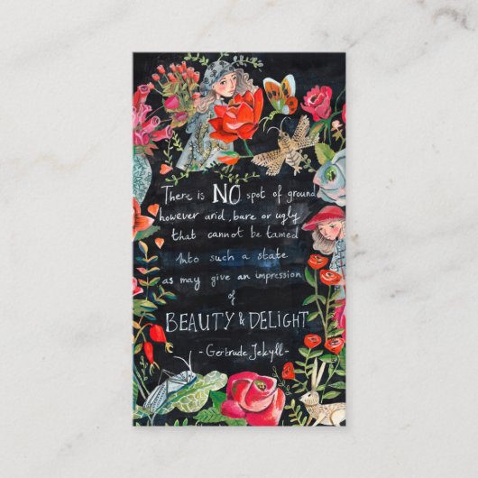 ROSE | Gartenbaukarten Visitenkarte (Vorderseite)