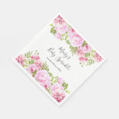 Rose Gartengarten Moderne Grüne Weinroute Mendrisi Serviette (Ecke)