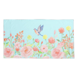 Rose Gartenkissenbedeckung umkehrbar Farbe 2 Kissenbezug