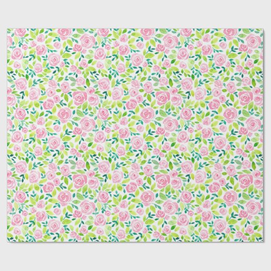 Rose-Gartenpapier Geschenkpapier (Flach)