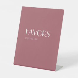 Rose | Gastgeschenke Hochzeiten der dunklen Rose Sockelschild