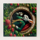 Rose Gate Timekeeper Rabbit Puzzle (Horizontal)