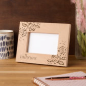 Rose Geätzte Rahmen (Links)