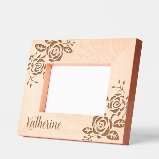 Rose Geätzte Rahmen (Links)