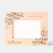 Rose Geätzte Rahmen (Vorderseite)