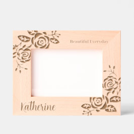 Rose Geätzte Rahmen