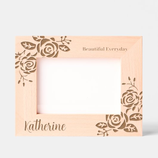 Rose Geätzte Rahmen (Vorderseite)